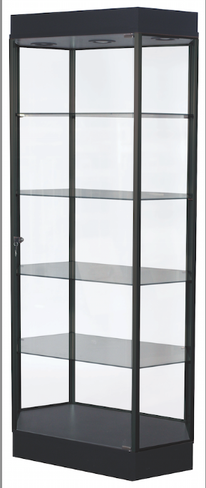 FTE36 Elongated Hexagonal Freedom Tower by Sturdy Store Displays - Click Image to Close