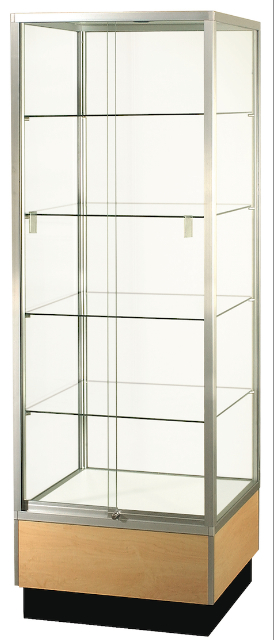 SSDT24 Streamline Square Display Tower by Sturdy Store Displays - Click Image to Close