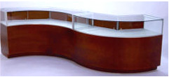 Curved Display Case