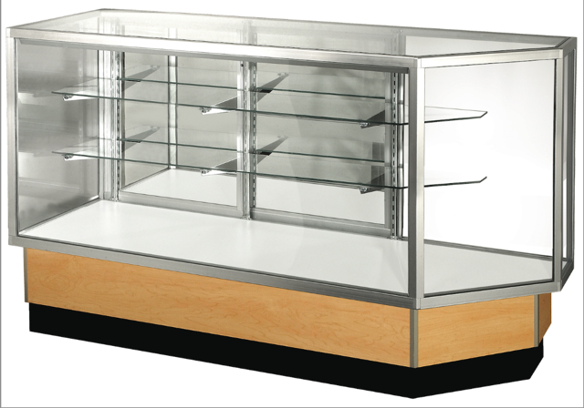 SFVCC80M Full Vision Corner Combo by Sturdy Store Displays