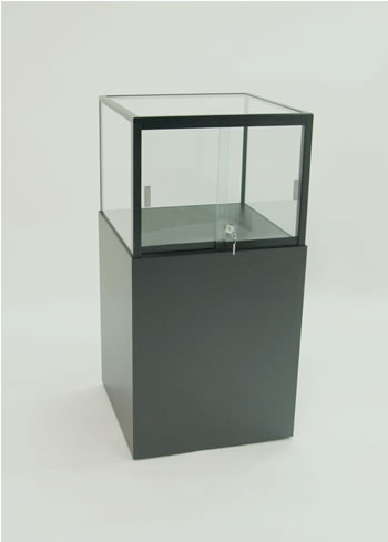 Cube Pedestal w/ Plexiglas top 18x18x36H - Exhibit Pros