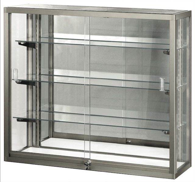 SWMC36M Wallmount Showcases by Sturdy Store Displays