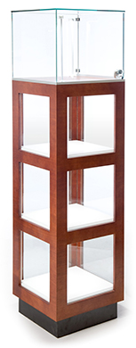 Tecno GL140 Square Vitrine Pedestal